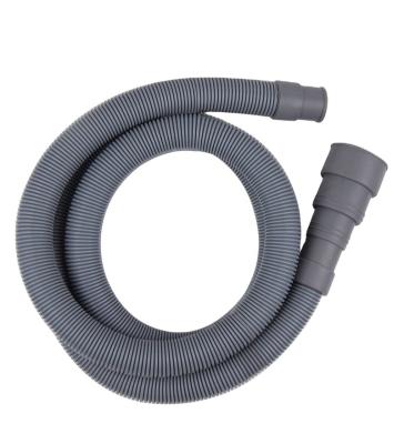 China Commercial 1.5M Multi - Common Drain Hose Extension Corrugated Discharge Hose With Bent Frame For Washing Machine for sale