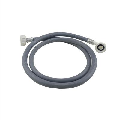 China Commercial 2m PVC Water Filling Tubing Inlet Hose For Washing Machine Gray for sale