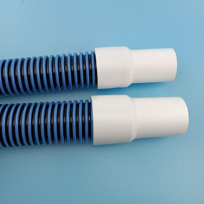 China ID 1.25inch - EVA Double Color Cuttable Vacuum Hose For Swimming Pool With Seal Strip And Clamp LC4-1-02 for sale