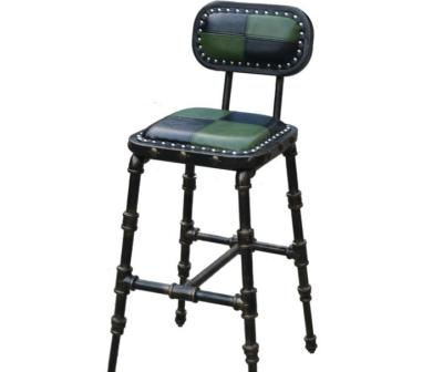 China Creative American Retro Bar Stool Footstool High Iron Bar Chair Industrial High Bar Chair for sale