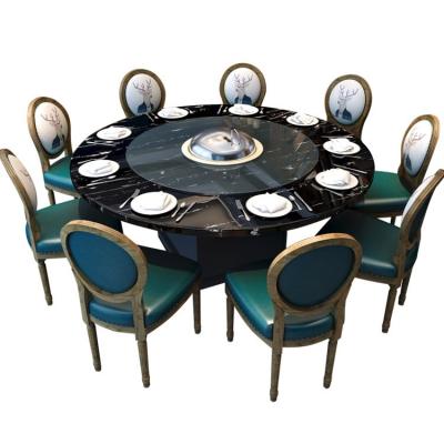 China Commercial Electromagnetic Commercial Hot Table Electromagnetic Hot Pot Restaurant Hot Pot Table for sale