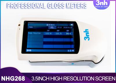 China Tri Angle Professional Gloss Meters NHG268 Pakistan Plastic ink coating Gloss Measurement Units for sale