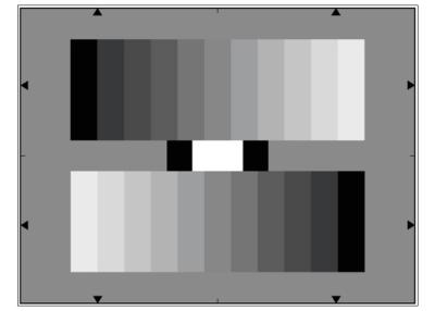 China YE0153 Grey Scale Lens Resolution Test Chart Reflective With 11 Patches for sale