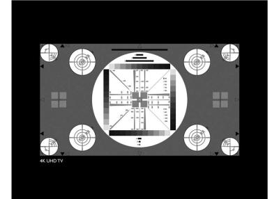 China 4K (UHD TV) Universal Test Chart YE0279 for visual appraisal of transmission characteristics of 4K (UHD TV) cameras for sale