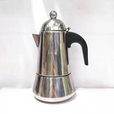 China Hotel Hihg Quality Stainless Steel Manual Coffee Maker Machine Mocha Pot for sale