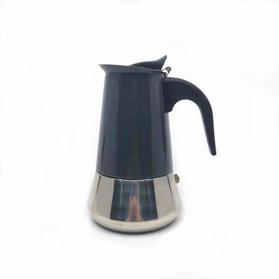 China Hotel Hihg Quality Grain Stovetop Maker Eco-friendly Custom Wooden Coffee Maker Espresso Moka Pot Coffee Maker for sale