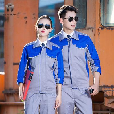 China Wholesale Anti-wrinkle Worker Work Core DHL Professional Workwear Blue Uniform for sale