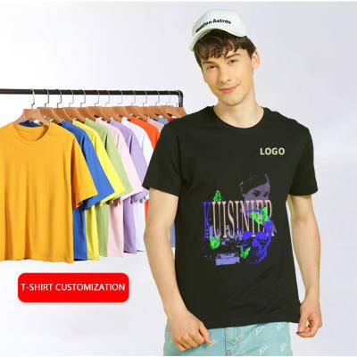 China Anti-Shrink Mens T-shirts Mens Digital Printing Big Size Clothing Custom Made T Shirt for sale