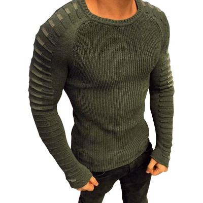 China Custom Spring and Autumn Slim Cotton Crop Top Anti-Shrink Mens Crewneck Sweater for sale