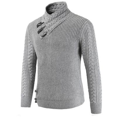 China New Style Anti Shrink High Neck For Cottons Mens Sweater Customize for sale