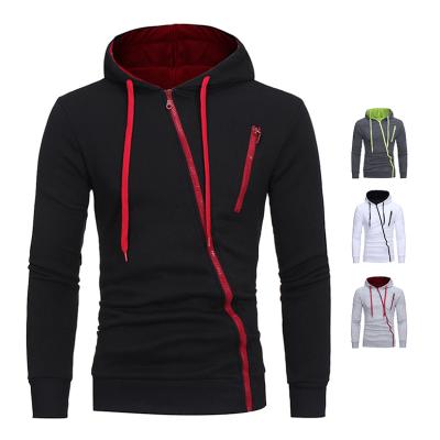 China new Anti-wrinkle top man hoodies cotton custom zip up hoodie men's summer 2021 slim fit clothing for sale