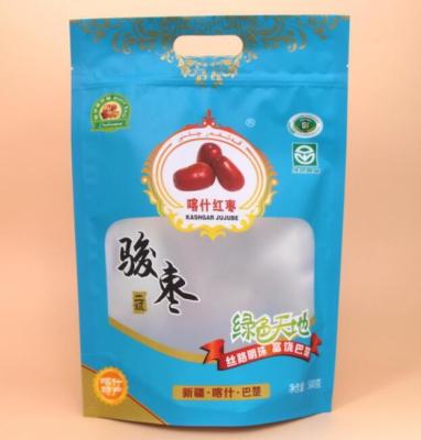 China Aluminum Stand Up Freeze Strawberry Fruits Packaging Plastic Bags With Zipper for sale