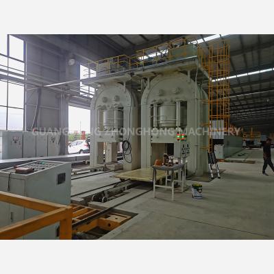 China Construction High density Calcium Silicate Board Press Machine Fiber Cement Siding Board making line for sale