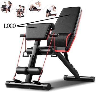 China Modern Folding 20 in 1 Adjustable Flat Banco De Banco Pesas Gym Weightlifting Bench Rack Multi Foldable Fitness Workout Set for Gym for sale