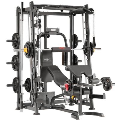 China Smiths Multi Functional Commercial Workout Gym Workout Equipment Smiths Commercial Use Trainer Machine with Bench Weight Stack for sale