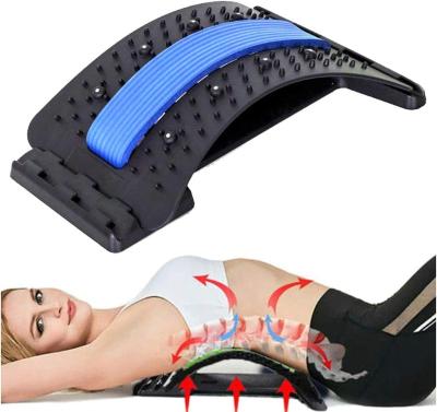 China Adjustable Body Yoga Sliced ​​Disc Magic Magnetic Therapy Arched Stretcher Magnet Support Posture Massager Back Lumbar Brace Machine for sale