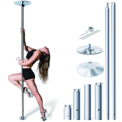 China Portable Poledance Barra Tubos De Stripper Strip Pole Stickers Spinning Dance Pole Static Tube Set For Sale Club Party OEM for sale