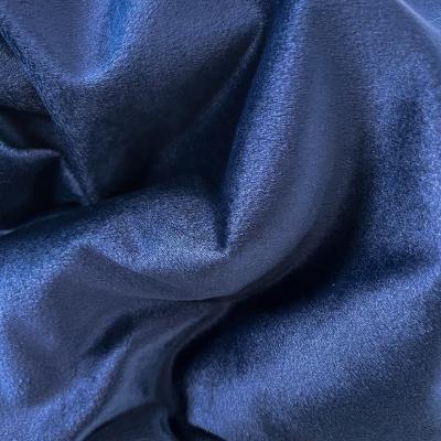 China Shaoxing Factory Custom Elegant Cozy Warm Folded Blue Folded Bed Flannel Hotel Blanket for sale