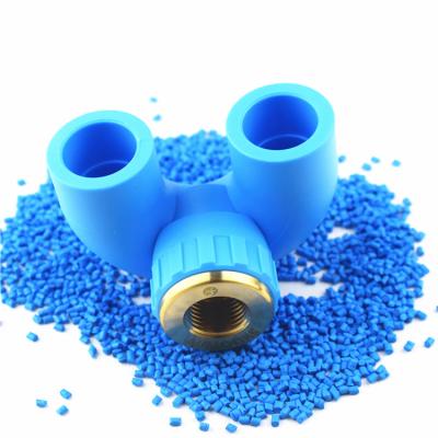 China Luxury Best Selling Hot And Cold Water Ppr Fittings Pipe Fittings Blue Return Elbows for sale