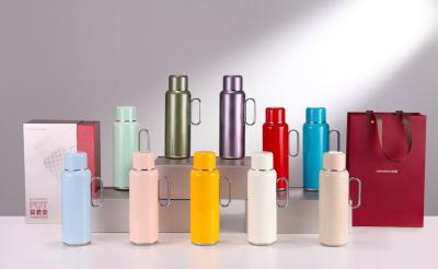 China Red White Stainless Steel Vacuum Insulated Mug Flask Bottle BPA Free for sale