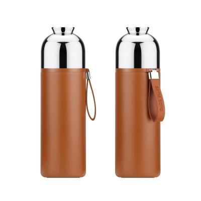 China Office Travel Double Wall Glass Tea Infuser Insulated Vacuum Flask Stainless Steel for sale