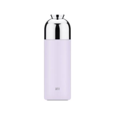 China Portable Filter Double Wall Glass Tea Infuser Bottle 400ml for sale