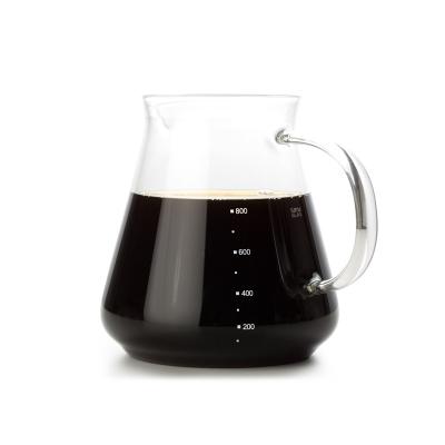 China Modern Pourover Coffee Makers Dripper Large Glass Mug Sustainable for sale