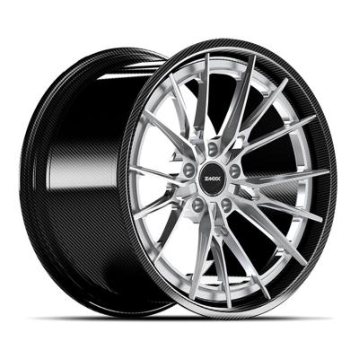 China ZMXX aluminum alloy carbon fiber application to lamborghini carbon fiber wheel for sale