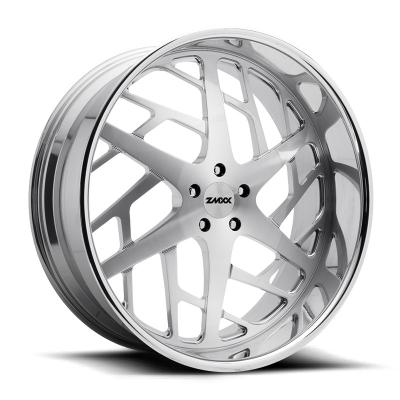 China Aluminum Alloy ZMXX 6 Holes 6x 139.7 Offroad Car Alloy Wheel Rims Gold Luster Polished Offroad Wheels Steel for sale