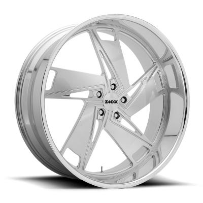 China ZMXX Aluminum Alloy Brushed Aluminum Alloy Forging Wheel Offroad Wheels Steel Face Polish for sale