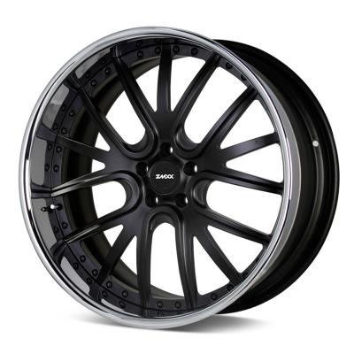 China ZMXX Aluminum 3 Piece 20 Inch Car Forged Wheels For Lexcus BMW Benz Land Rover 22 24 26 Inch Aluminum Alloy Rims for sale