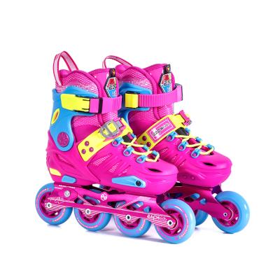 China Hot Selling Kids and Teenager Four Wheels Freestyle Skates High Quality Outdoor Inline Roller Skates Kids Skates for sale