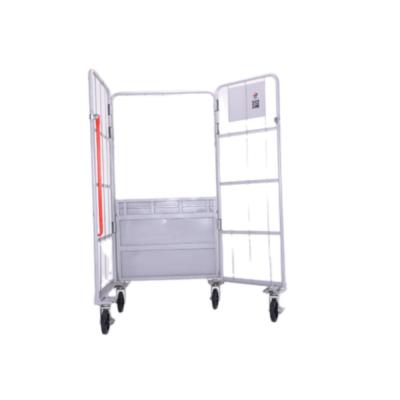 China High Quality Metal Rack Folding Customized Logistics Trolley Heavy Duty Warehouse Logistics Folding for sale