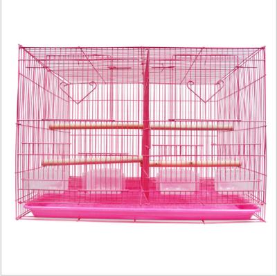 China Breathable Separate Parrot Flocks With Large Partitions Bird Cages Breeding Cages Pet Cages for sale