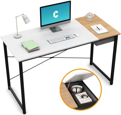 China Modern Simple Style Brown Black (Size) Study Adjustable Writing Laptop Desk Table With Storage Bag For Home Office for sale