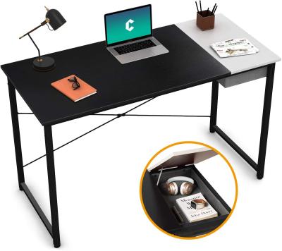 China Modern Simple Style Brown Black (Size) Study Adjustable Writing Laptop Desk Table With Storage Bag For Home Office for sale