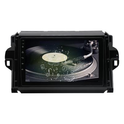 China Car GPS navigation 9 inch 2DIN radio Android multimedia VCR audio DVD player for Toyoto fortuner canopy for sale