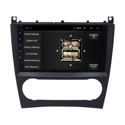 China Car GPS navigation 9 inch 2DIN radio Android multimedia VCR audio DVD player for BEZ 05-11W203 for sale