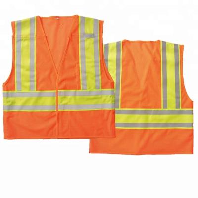 China 100%polyester pavement safety vest reflective vest with ANSI107 standard for sale