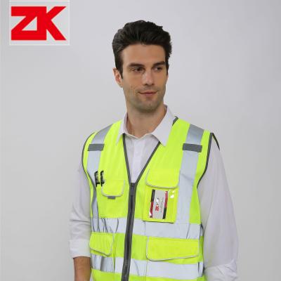 China Water Proof Safety Vest High Visibility Traffic Road Safety Reflective Vest for sale