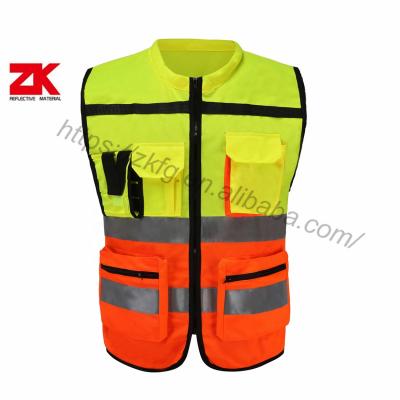 China Hi Strength Vest High Visibility Fluorescent Yellow Cheap Force Vest Wholesale Safety Reflective Vest Hi for sale