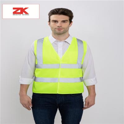 China High Obvious Best Seller Safety Reflective Vest 120 Grams Warp Knitting for sale