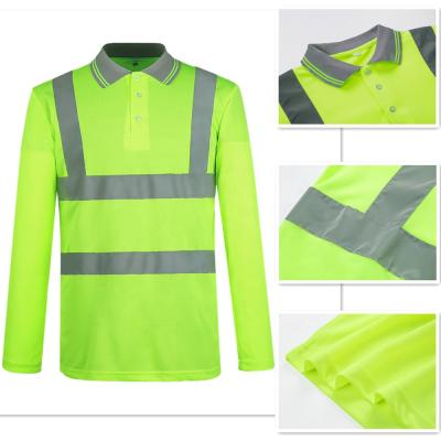 China High Quality Reflector Hi Vest Customized Logo Force Shirt Sleeve Long Sleeve For Running S-2XL Or Customized Size for sale