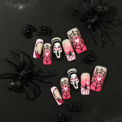 China French High Quality Custom Made Handmade Press On Nails Artificial Nails Acrylic Nails Press On Nails Hand Painted for sale