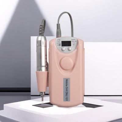 China Professional Nail Art Beauty New Arrival Powerful Electric Brushless Motor Nail Art Drill Salon Manicure 35000RPM Pink for sale