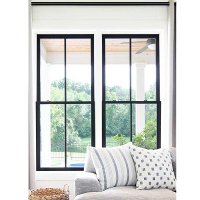 China Magnetic Screen glazed aluminium windows double hung door and window can be customized  Double Hung window for sale