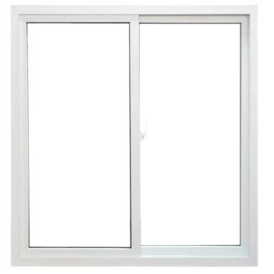 China Magnetic Screen upvc Windows sliding Windows Energy saving beautiful single push double push safety for sale