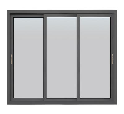 China Magnetic Screen upvc Windows sliding Windows Waterproof heat insulation windproof single or double push for sale