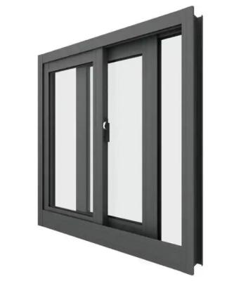 China Magnetic Screen Aluminium Windows sliding Windows Easy and quick opening windproof  heat insulation for sale