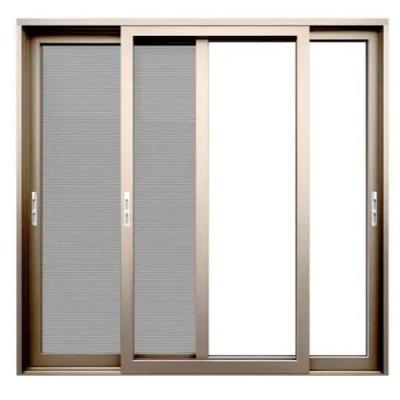 China Magnetic Screen Aluminium sliding Windows It has good thermal insulation performance, waterproof and moisture-proof for sale